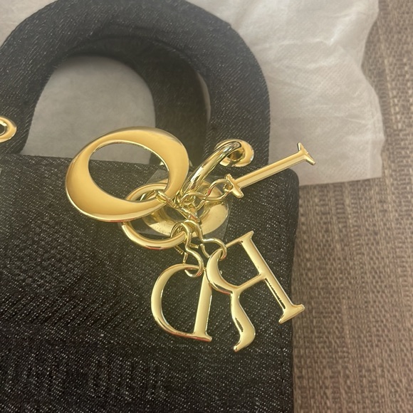 Dior Mini Bag in Black with Gold Details - Picture 3 of 14